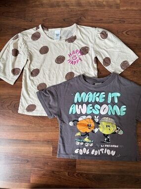 Open Edit • Zara | 2 Fun Graphic T-shirts